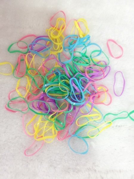 拉不断糖果色橡皮筋 塑料橡皮筋发圈 韩国 头绳 彩色胶圈橡皮筋