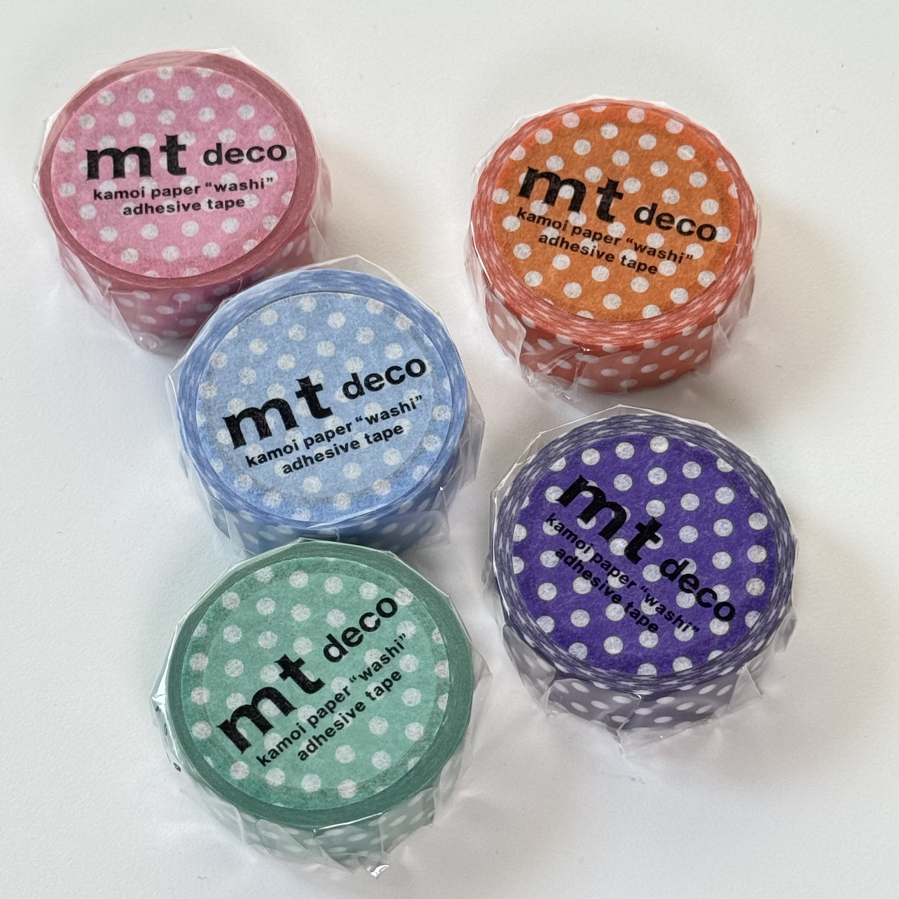 MT秋冬新品波点2025手帐胶带拼贴