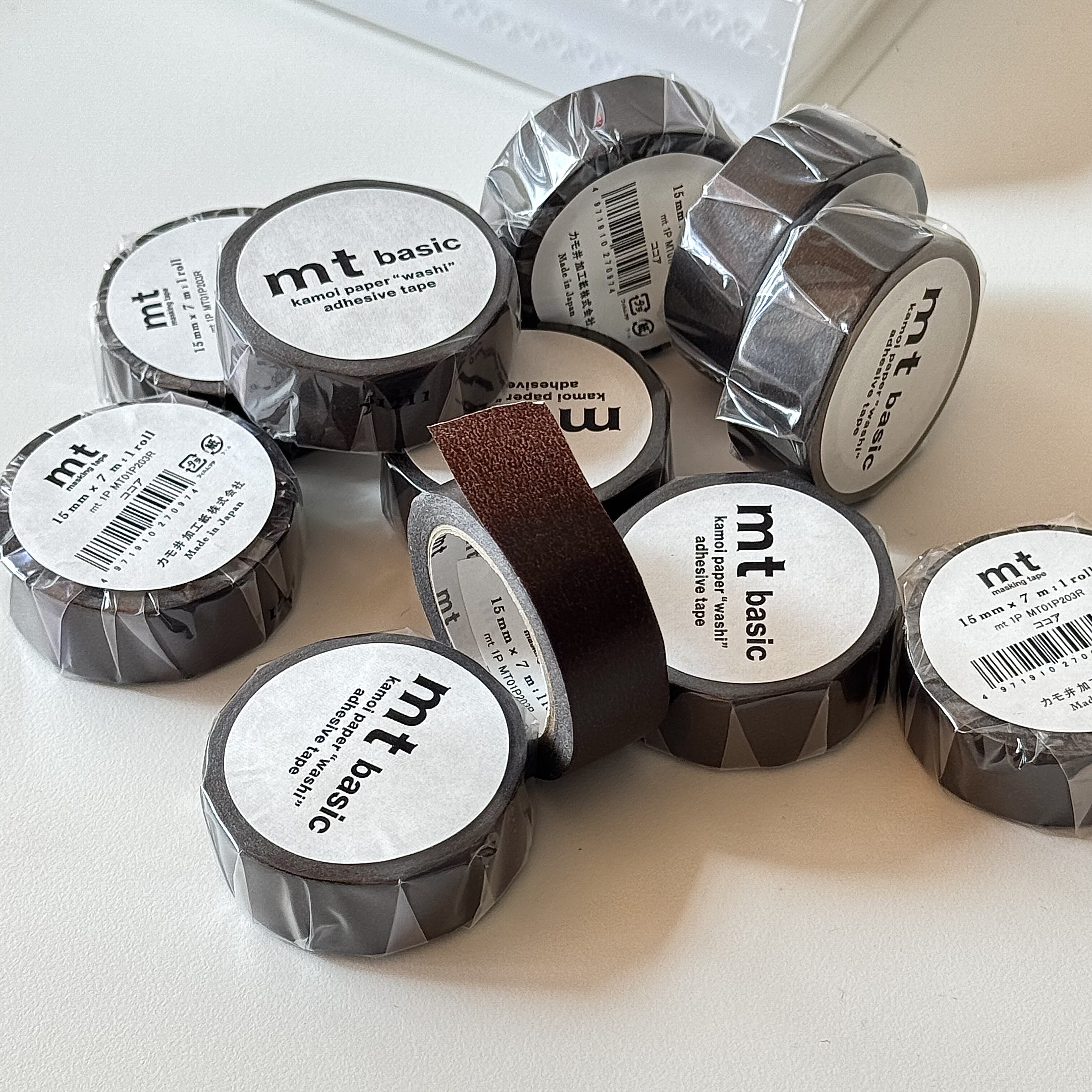 是大树的颜色203MT纯色胶带手帐拼贴