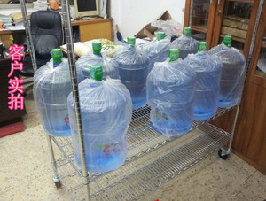 定做尺寸多功能库房置物货架轻型仓储碳钢展架不锈钢色家用金属架