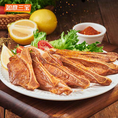 如意三宝孜然扇子骨油炸手抓猪排