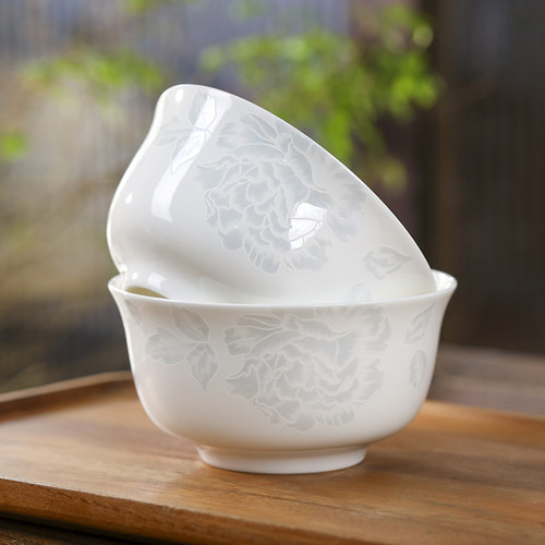 骨瓷简约家用陶瓷饭碗面碗