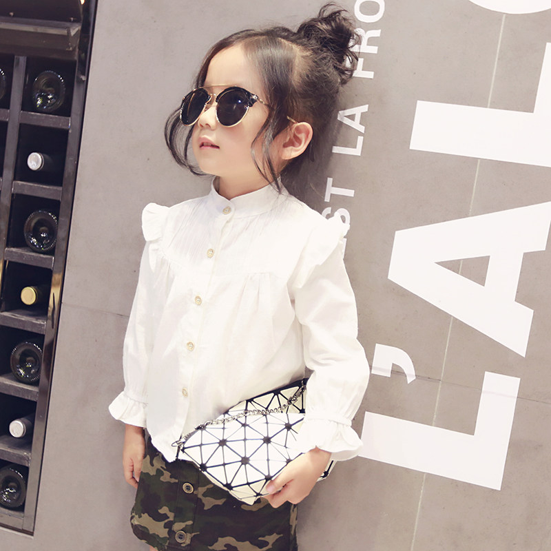 Chemise fille à manche longue - Ref 2086697 Image 1