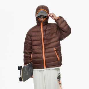 ARTANNIE轻便户外90白鸭绒排骨羽绒服男生冬季新款零压感防寒外套