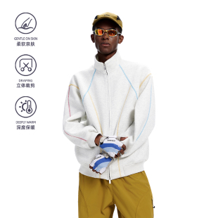 休闲拉链运动上衣情侣外套 春秋季 ARTANNIE重磅哈苏线开衫 卫衣男款