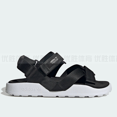 Adidas阿迪达斯三叶草女子舒适运动休闲沙滩凉鞋 HP2184