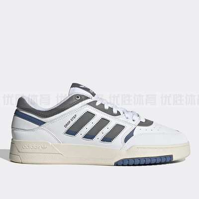 Adidas阿迪达斯三叶草 DROPSTEP 男女同款低帮复古耐磨板鞋IE1910