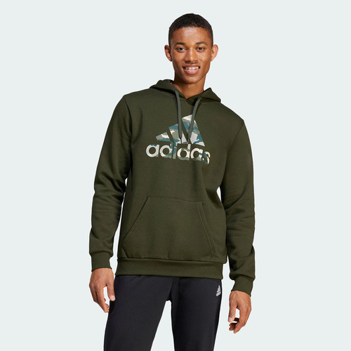 Adidas阿迪达斯M CAMO H男子运动休闲连帽卫衣套头衫 IW2683