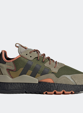 阿迪达斯Nite Jogger三叶草运动休闲减震轻便跑步鞋GY0018 GY0019