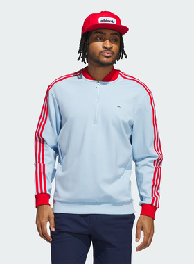 Adidas阿迪达斯F 3 STR 1/4 ZIP半拉链运动卫衣套头衫 JP2060