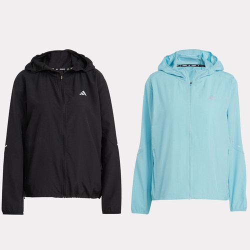 阿迪达斯RUN IT JACKET女子跑步运动连帽夹克外套JM5745 IL7223