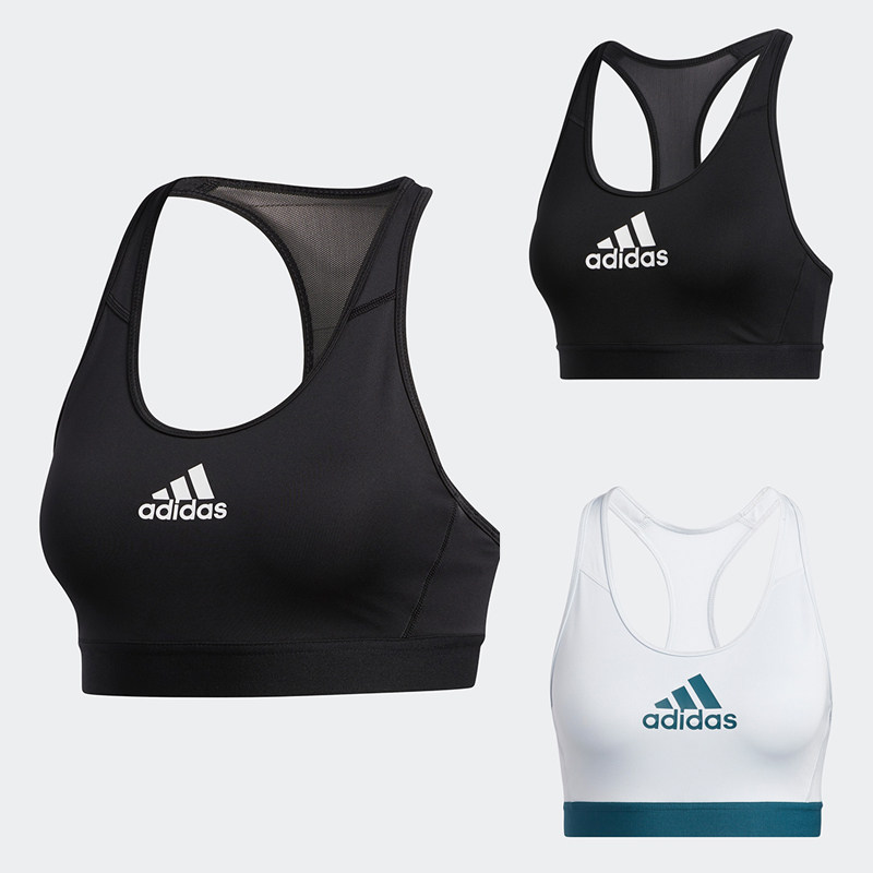Adidas阿迪达斯女子夏季新款低强度速干运动健身内衣文胸DU1290