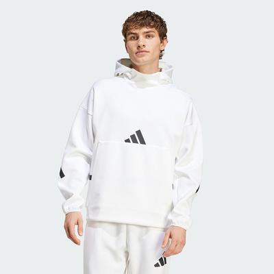 Adidas阿迪达斯ZNE HOODIE男子保暖连帽卫衣套头衫 JF2454