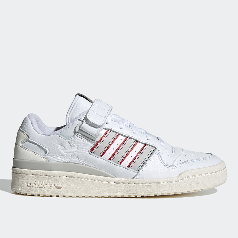 Adidas阿迪达斯 FORUM 男女同款高帮舒适耐磨运动休闲板鞋 H03424