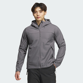 阿迪达斯V JM9106 JKT防风加绒运动休闲连帽夹克外套 SHELL