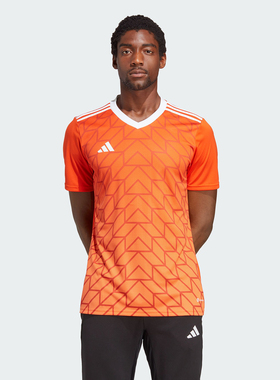 阿迪达斯TEAM ICON 23 JERSEY速干足球组队服运动短袖球衣 IC1251