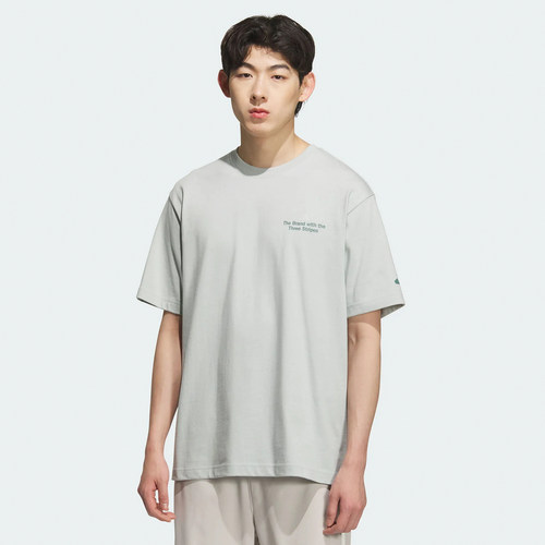 阿迪达斯GFX SHORT SLEEVE T男子运动休闲短袖圆领T恤 KF0127