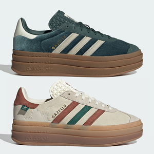 阿迪达斯GAZELLE BOLD女子经典厚底运动休闲板鞋IG3685 IG4391