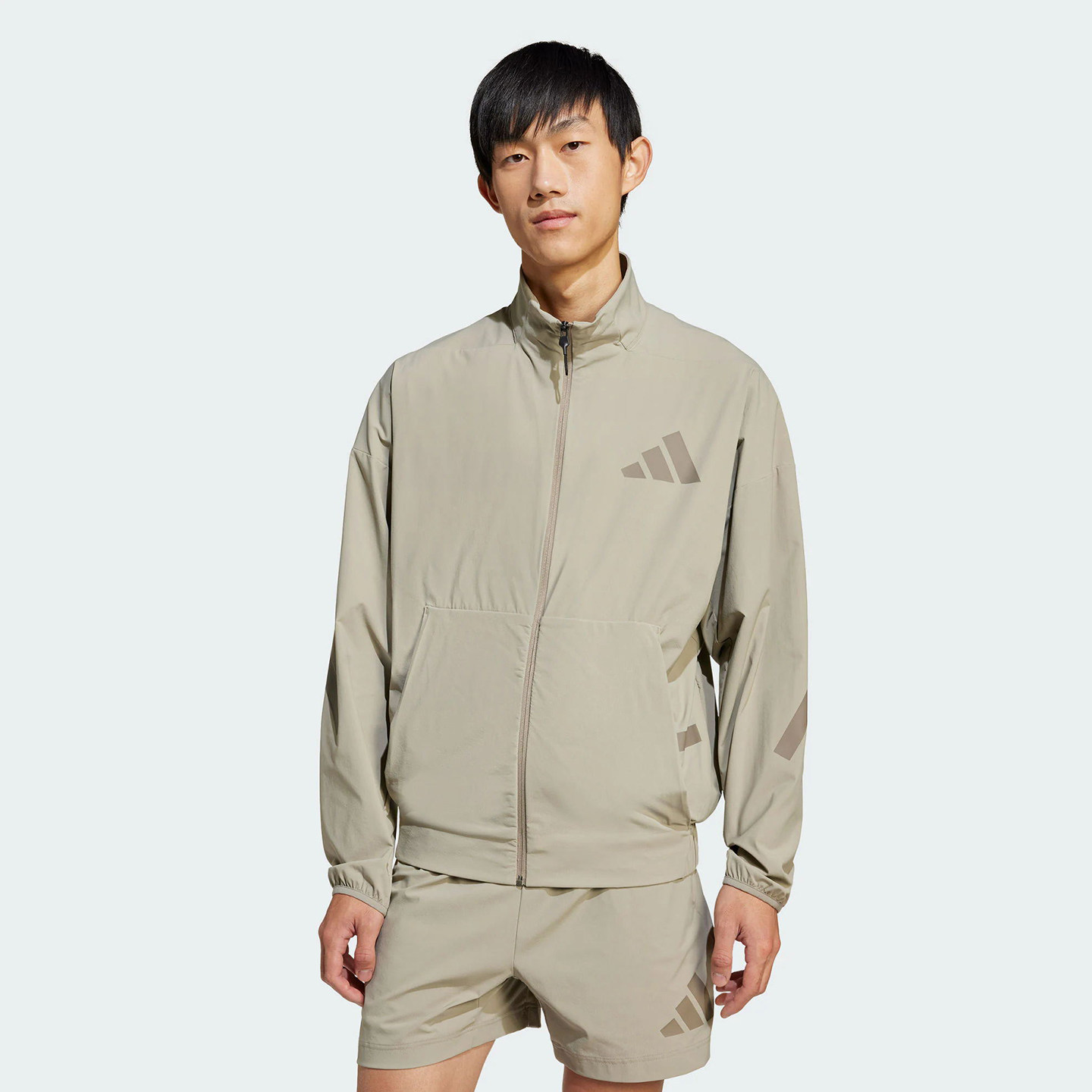 阿迪达斯ZNE WOVEN TRACK TOP男子凉感运动防晒衣外套 JN9028