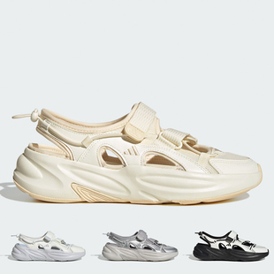 JS4576 JS4577 SANDAL超轻缓震回弹魔术贴厚底凉鞋 阿迪达斯OZWAVE