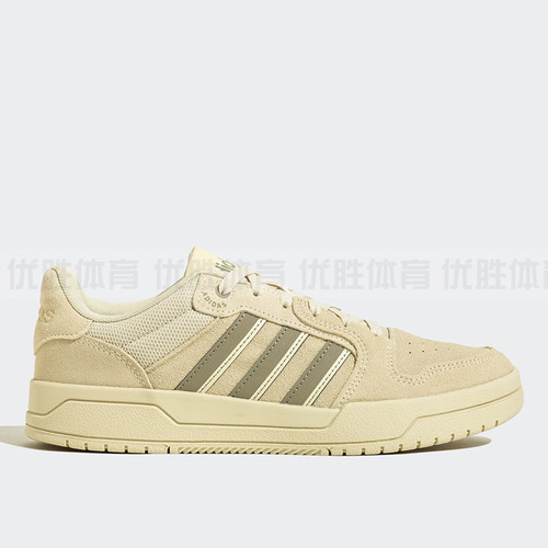 adidas阿迪达斯 ENTRAP 男女少年感复古耐磨休闲篮球板鞋 JS3007