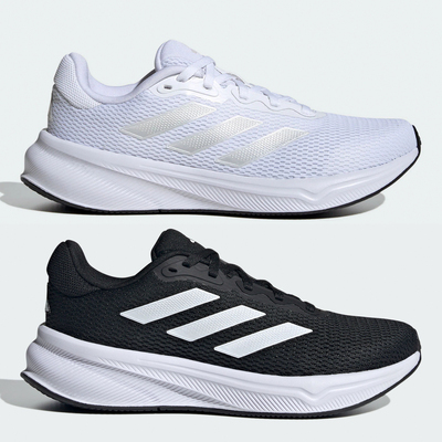 Adidas阿迪达斯RESPONSE W女子舒适运动网面跑步鞋IH6018 IH6019
