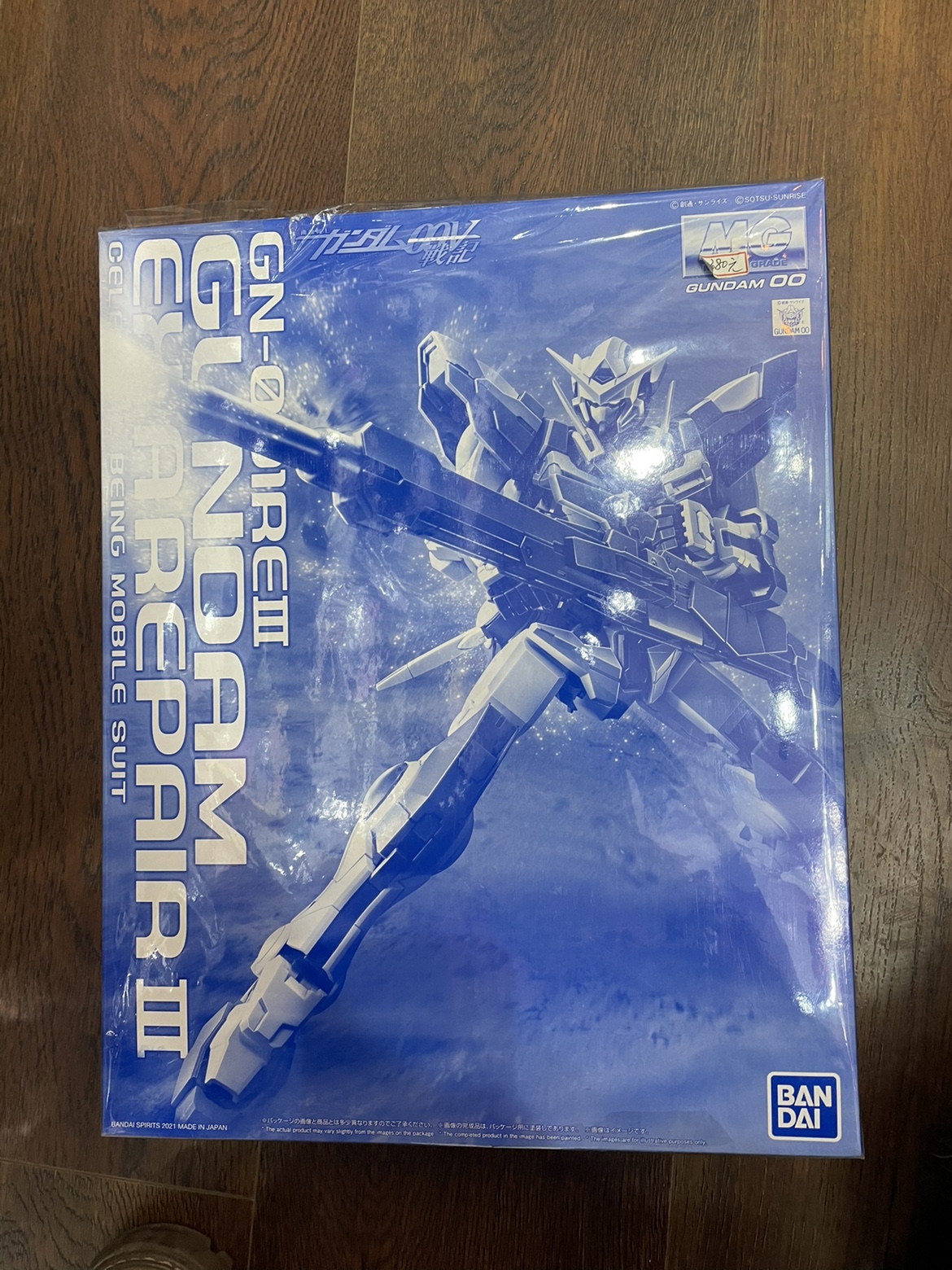 【安森】现货万代拼装模型 MG 1/100高达OO能天使 EXIA R3 PB限定