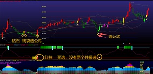 通达信布林极限趋势-主力控盘-顶底信号主图副图选公式套装指标