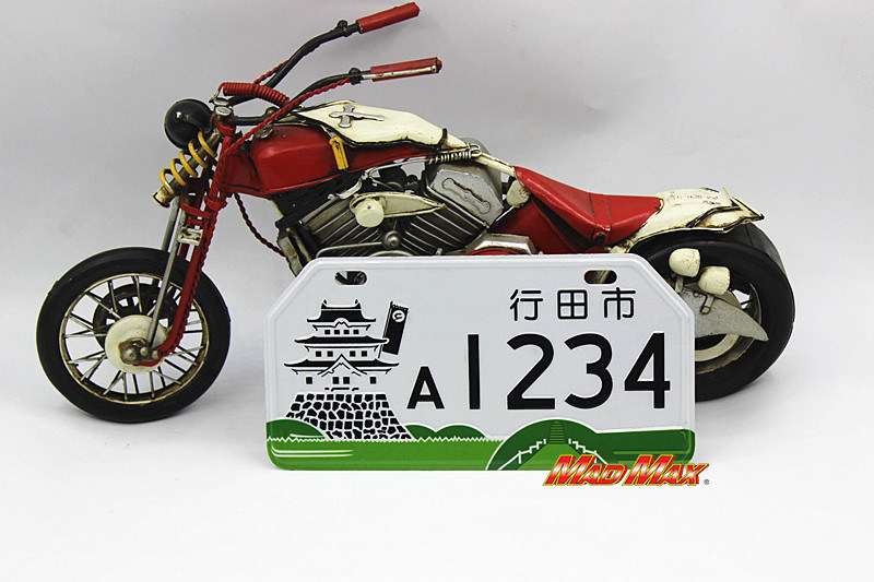 日本仿真摩托车电动休闲装饰品