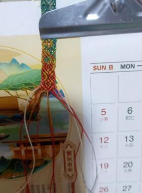 石家庄晋州代编手绳编手牌各种手绳挂件玉线股线蜡线纯手工编绳