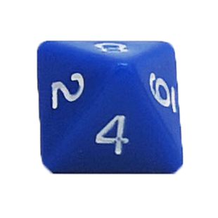 多面骰子 桌游游戏道具coc跑团dnd彩色筛子数字色子8面 八面