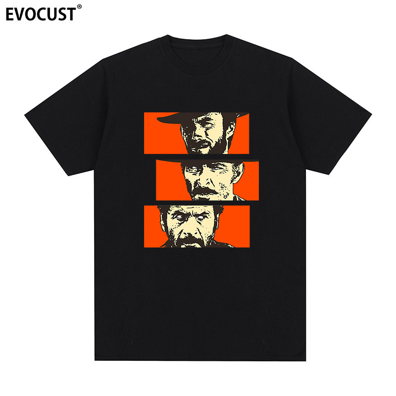 黄金三镖客短袖T恤The Good the Bad and the Ugly男女西部牛仔潮