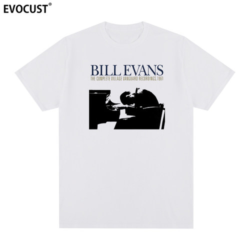 Bill Evans Jazz Piano短袖T恤爵士钢琴复古比尔艾文斯INS男女Tee
