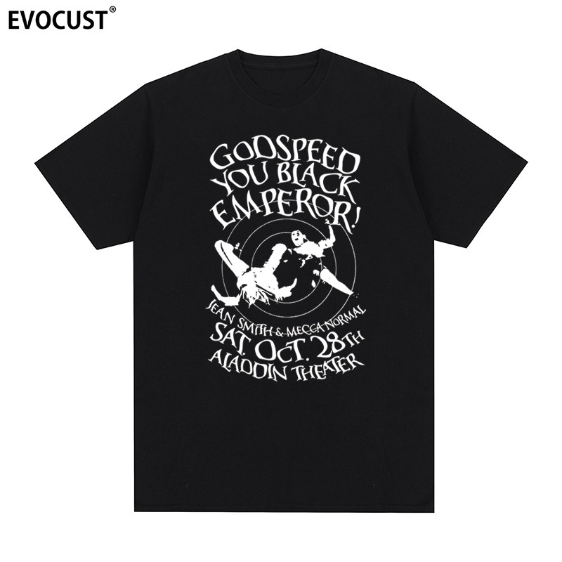 Godspeed You!Black Emperor post rock神佑黑帝乐队短袖T恤男女