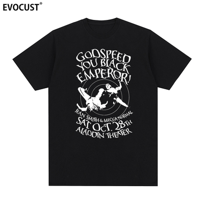 Godspeed You!Black Emperor post rock神佑黑帝乐队短袖T恤男女