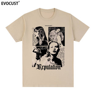 霉霉短袖T恤泰勒斯威夫特Taylor Swift海报演唱会时代巡回男女INS