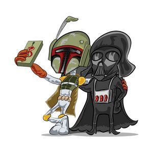 darthvaderShirtBOBAFETTstar男