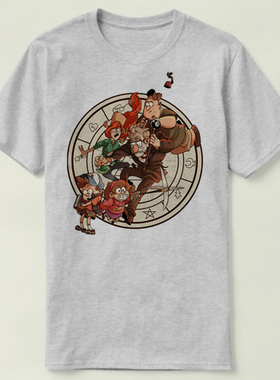 Gravity Falls 怪诞小镇Bill Cipher 衣服成人 Tee T-Shirt T恤 p