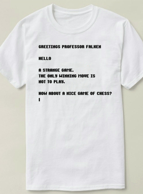 GEEKNERDprogrammer极客程序员WarGames定制TeeT-ShirtT恤