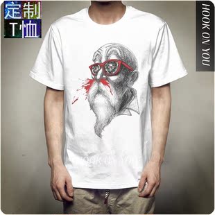 T-shirt卡通动漫七龙珠龟仙人男士短袖T恤夏季青少年男女款