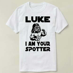 Star Wars Gym Luke I Am Your Spotter  DIY Tee T-Shirt T恤