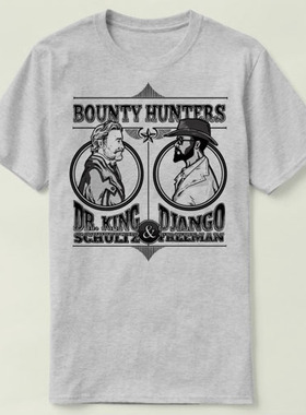 Django Unchained Freeman Bounty Hunter姜戈quentin Shirt T恤