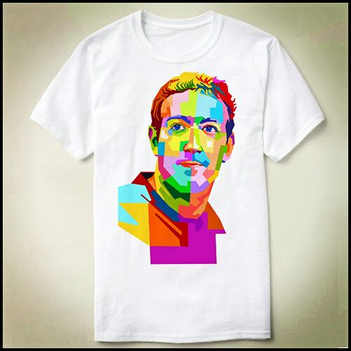GEEKprogrammerZuckerbergfacebook极客程序员T-ShirtT恤