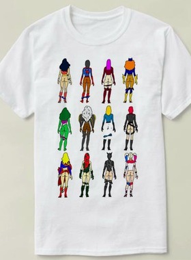 Superheroine Butts 个性 定制 衣服 文化衫 DIY Tee T-Shirt T恤