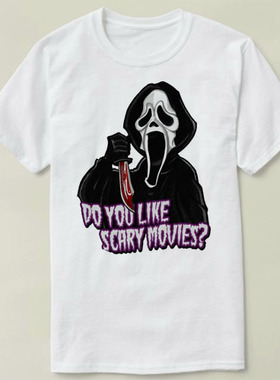 Ghostface scream 惊声尖叫 Tee Shirt T恤 圆领衣服定制成人 7