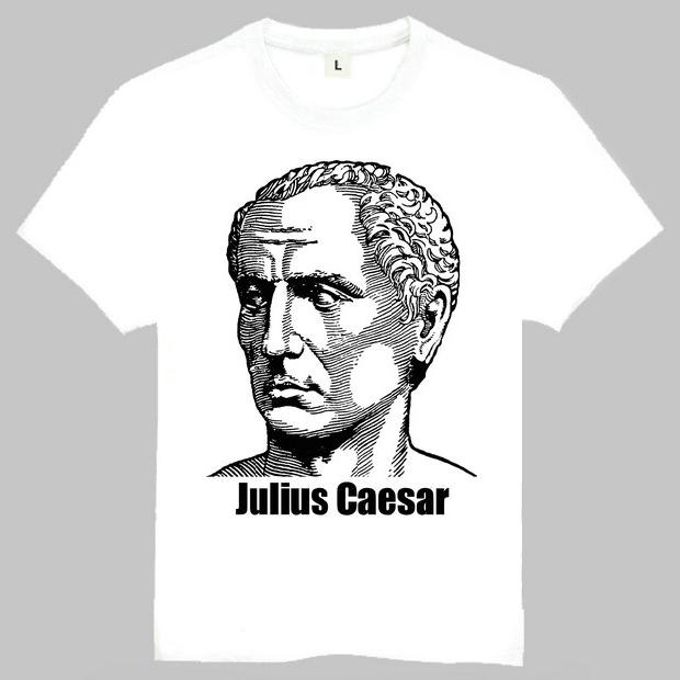 Julius Caesar T-shirt 名人T恤 恺撒大帝 T恤 欧美潮流T恤