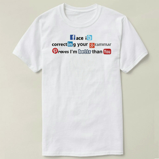 GEEK  programmer 极客 程序员 Social Media Snob  T-Shirt T恤