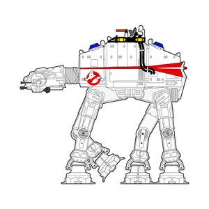 GhostbustersAT-AT-co1Shirt恤男