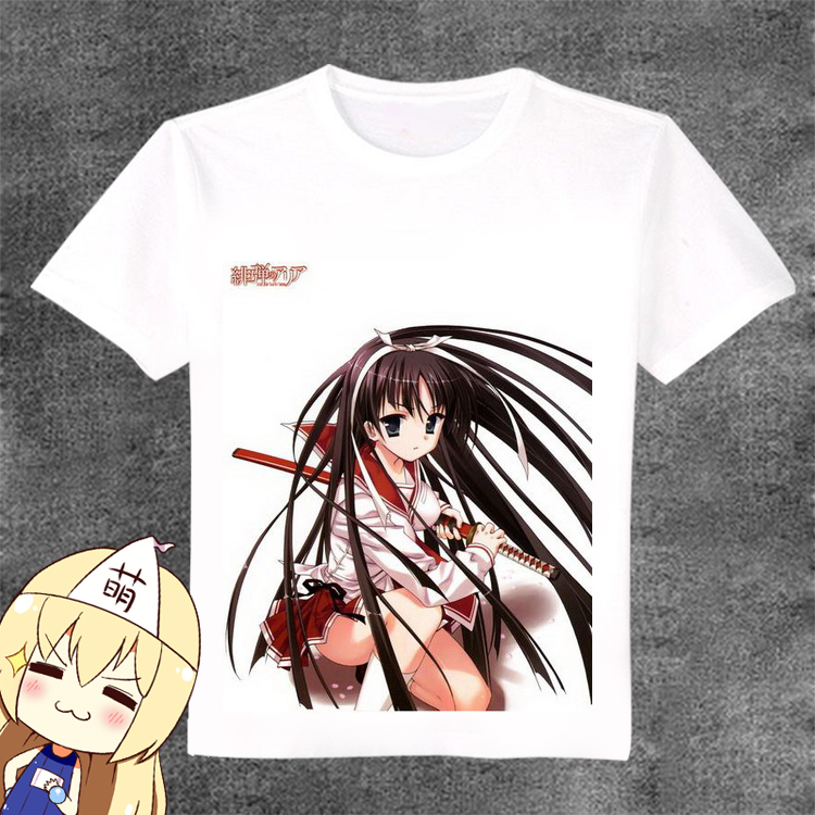 白雪动漫长袖男女短袖周边绯弹的