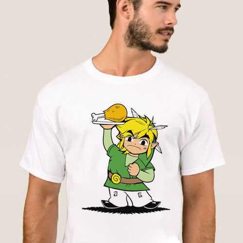 Legend of Zelda塞尔达传说Cuccos TeeShirt成人T恤定制圆领衣服y